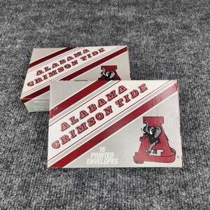 Vintage Alabama Crimson Tide Printed Envelopes Westrick SEC Football Set